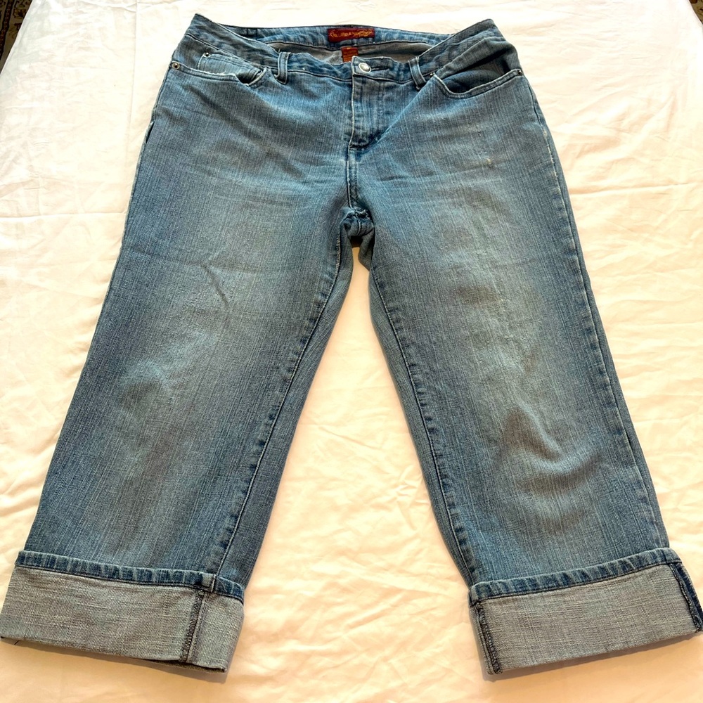Hillard & Hanson cropped 👖 jeans with cuff